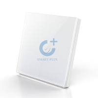 智能触控平面钢化玻璃式一位开关面板_百仕诚